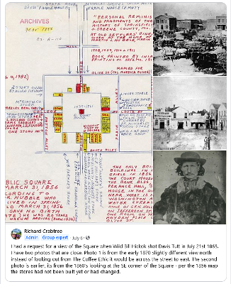 186x Springfield mo - Shootout with Bill Hickok by Richard crabtree