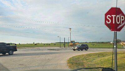 2024 Halltown - location of old gas station torn down in April - photo by Ed Klein