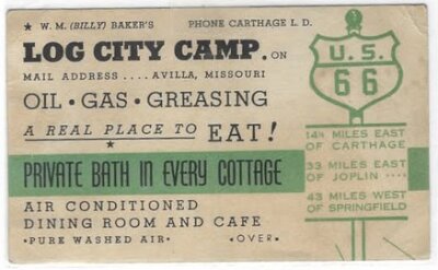 19xx Avilla - Log City Camp