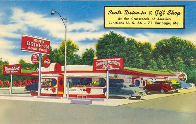 194x Carthage - Boots drive-in