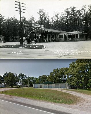 Then and now Carthage - Log City