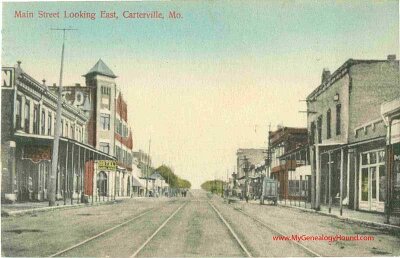 19xx Carterville - Main street