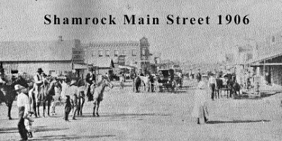 1906 Shamrock main street by Roger Pace