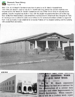 19xx Shamrock - beach sanatorium and hospital