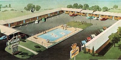 19xx Shamrock - Ranger motel by Roger M Pace