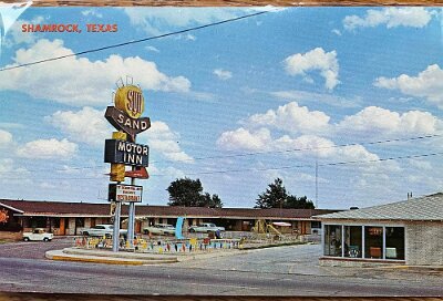 19xx Shamrock - Sand motor inn by Kim Glancy Johnson