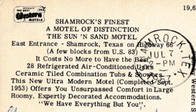 19xx Shamrock - Sun 'n Sand motel (2)