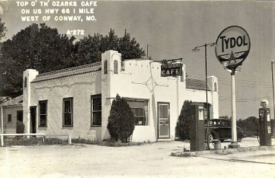 19xx Conway - Top O' Th' Ozarks cafe