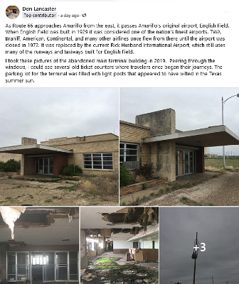 2019 - Amarillo - English Field airport by Don Lancaster