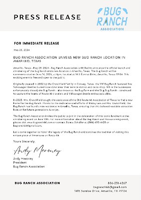 2024-05-28 Bug Ranch association press release