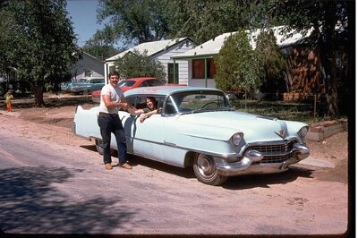 1974 Chip Lord with a 1960 Sedan DeVille