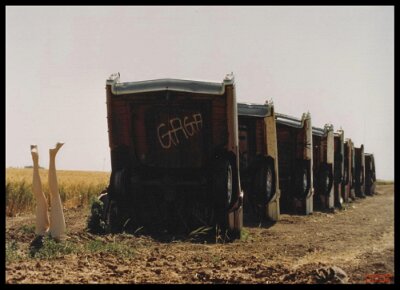 1981 Cadillac Ranch by Eric F Scholl