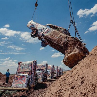 1997 move of the Cadillac Ranch (2)
