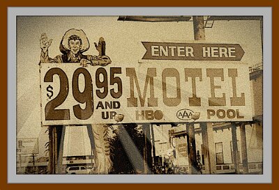 19xx Amarillo - Cowboy motel by James Seelen