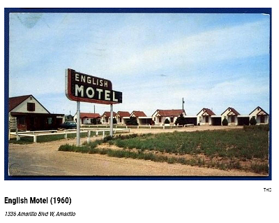 1960 Amarillo - English motel