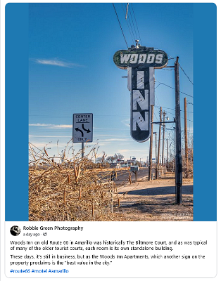 2024 Amarillo - Woods Inn by Robbie Green