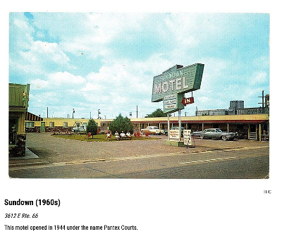 196x Amarillo - Sundown motel