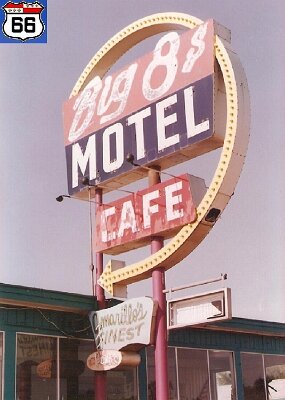 199x Amarillo - Big 8 motel by Rob German