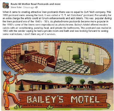 19xx Amarillo - Bailey's motel