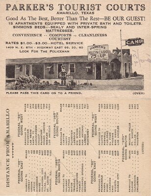 19xx Amarillo - Parker's tourist courts