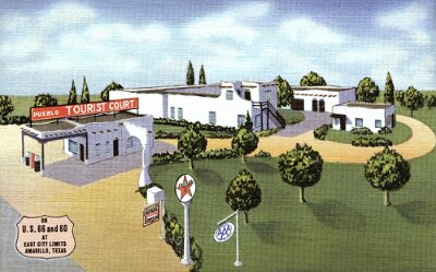 19xx Amarillo - Pueblo Tourist court,