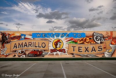2025 Amarillo - Buc-ee's mural by Seigo Saito