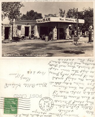 195x Glenrio - Stateline bar and postoffice