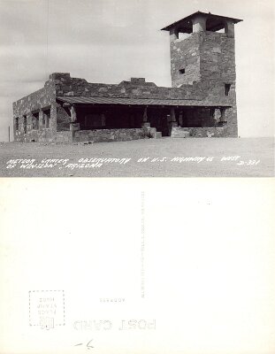 19xx Meteor Crater Museum postcard (2)