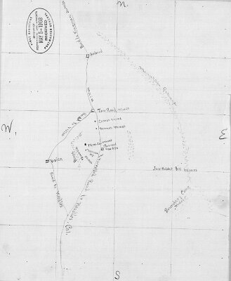 1908-05 Vivian Postal record - map