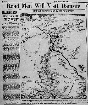 Road from Kingman to Las Vegas