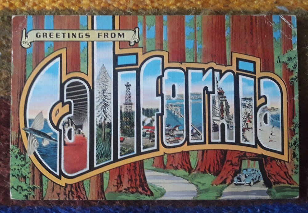 Big Letter postcards