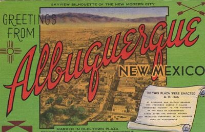 Big Letter postcards