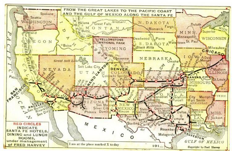Route 66 maps - old